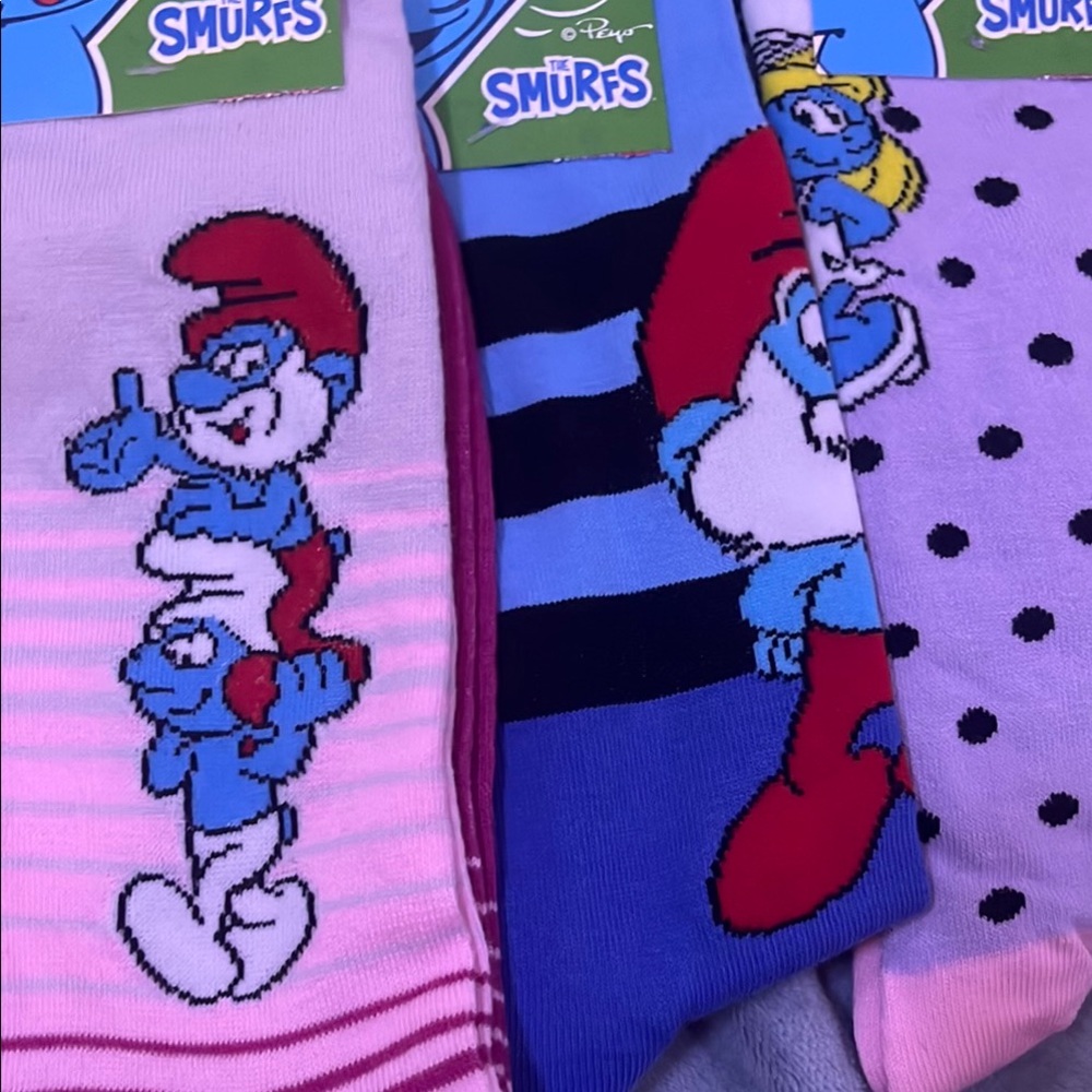 Smurfs Themed Women's Socks Set - Multicolor - Picture 2 of 9